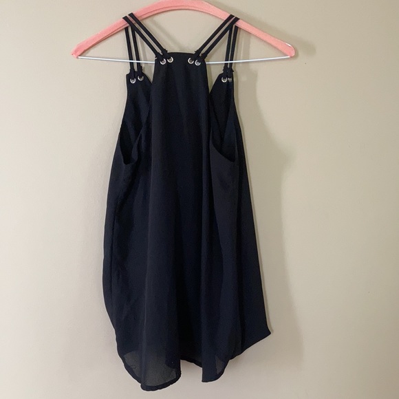 Black sheer wrap style cami - Picture 6 of 6